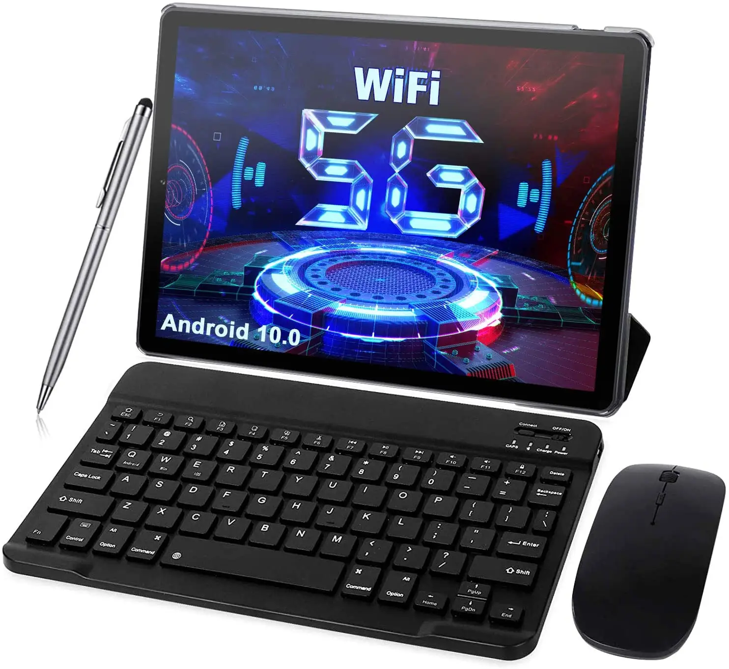 OEM Hersteller 10 "Wifi 10.1 Tab Android 10.0 OS IPS-Bildschirm 2GB RAM 32GB Rom Quad Core 10 Zoll Android Tablet PC mit Tastatur
