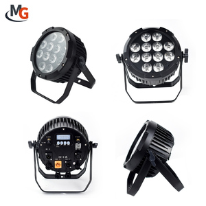 12 ชิ้น RGBW 4 in 1 LED IP65 กันน้ํากลางแจ้ง LEDs Par แบตเตอรี่ Par เอฟเฟกต์เวที DMX512 แสงเวที - Product Image 6
