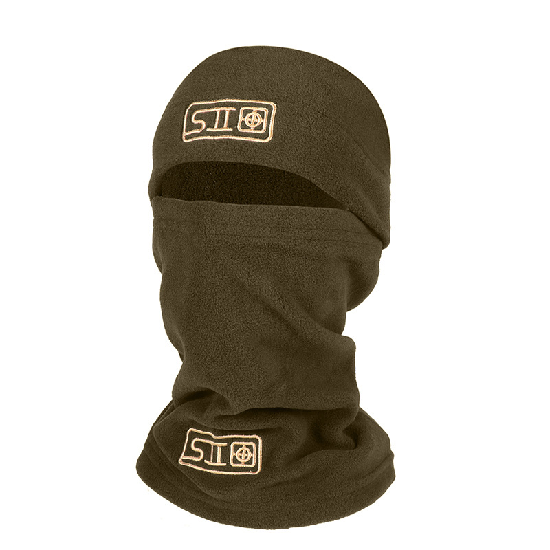 Military green (two-piece set - hat and scarf)
