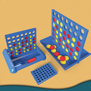 4列のゲームクラシックな脳トレーニングプラスチックボードゲームは、家族の子供と大人のための4列のセット戦略ゲームを接続します