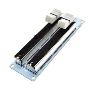 Double row slide <strong>potentiometer</strong> 10k <strong>analog</strong> sensor electronic building block module <strong>linear</strong> bearing - Product Image 2