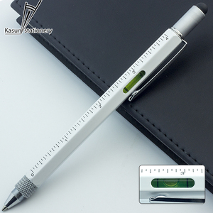 库存高品质金属多功能笔带触控笔多功能6合1工具多功能雕刻机圆珠笔 - Product Image 4