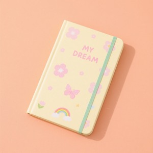 Impresión personalizada A6 Tela Lino Autoconfianza Cuidado Mindful Planner Afirmación Diario Cuaderno con banda elástica para niños - Product Image 2