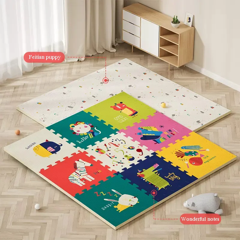 58*58CM épaisseur 2/1.5CM étanche bébé jouer sol emboîtement Tatami doux Eva mousse Puzzle tapis