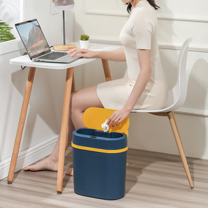 家庭用の大容量誘導ゴミ箱非接触正方形ゴミ箱 - Product Image 6