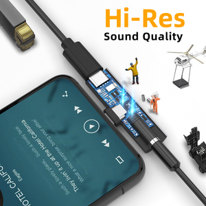 3合1 USB C型转换器3.5毫米音频耳机端口PD快速充电适配器多功能转换器 - Product Image 4