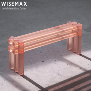 WISEMAX家具现代北欧设计透明亚克力控制台桌子塑料边桌走廊橱柜家居装饰控制台 - Product Image 3