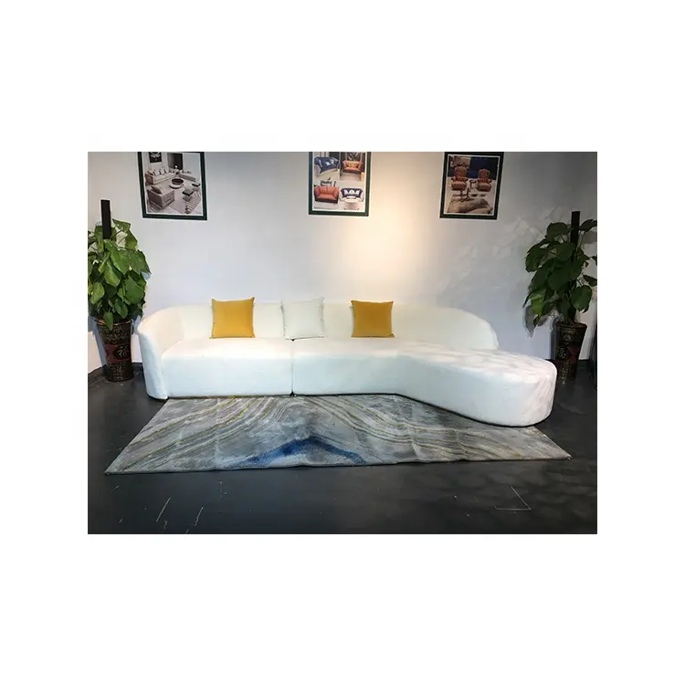 Canapé sofa de salon, style européen vintage, acheter de la chine, fantaisie blanc, design de luxe, assemblage