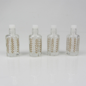 新款八角形香水12毫升空阿塔尔玻璃瓶与棒 - Product Image 2