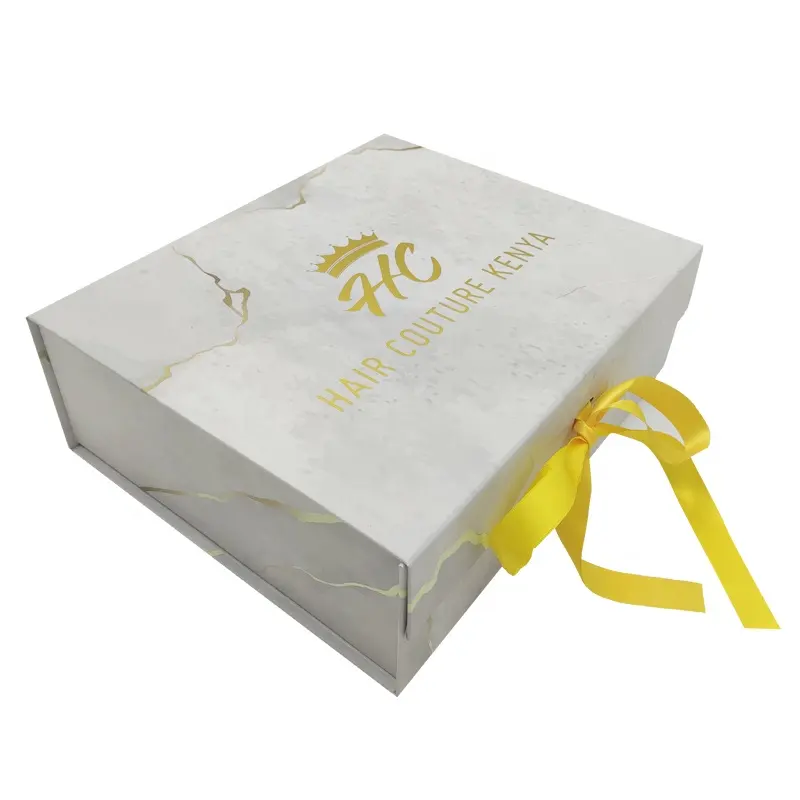 Boîter — boîte de cadeau de luxe en verre de vin, emballage carton avec couvercles, coffret de beauté personnalisé blanc avec remplissage pour rouge à lèvres et montre