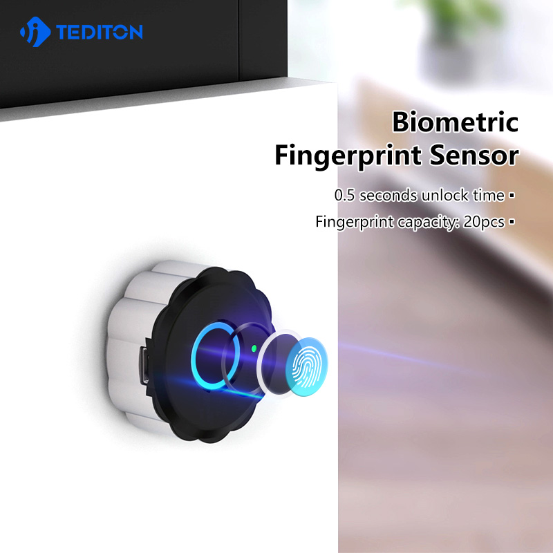 Stainless Steel Fingerprint Combination Cabinet Lock