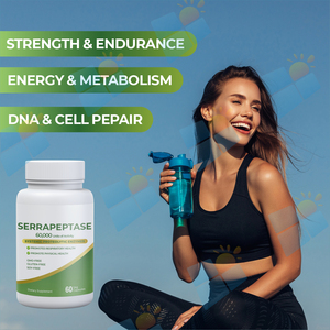 Suplemen Label pribadi kapsul enzim Serrapeptase 120000 Spu Serrapeptase 250000 bubuk Serrapeptase - Product Image 5