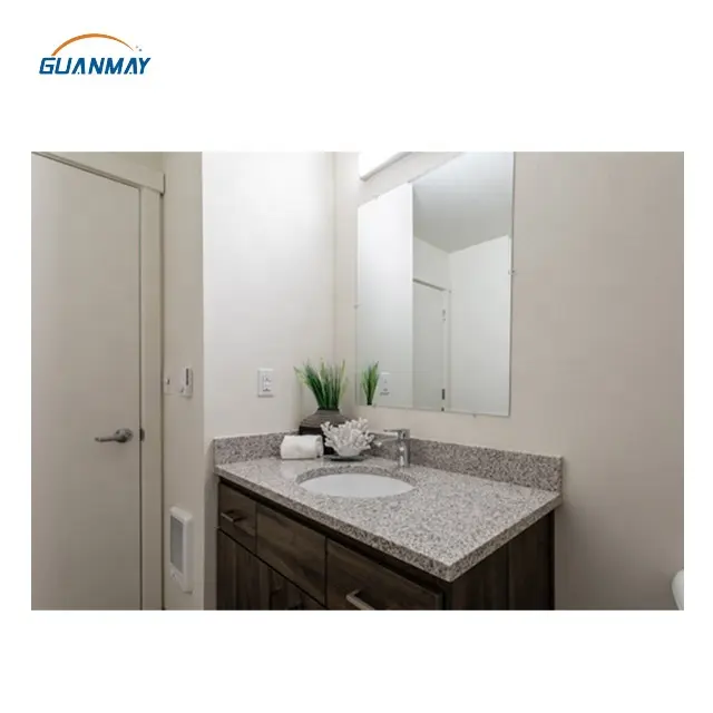 China Bala White granite counter tops bathroom countertops sink vanity tops table top for sale