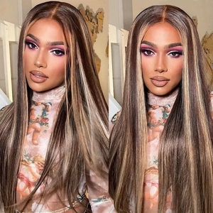 Wholesale Ombre Multi-color Virgin Mink Brazilian Human Hair Extensions Straight Long Human Hair Weave <strong>Bundles</strong> - Product Image 6