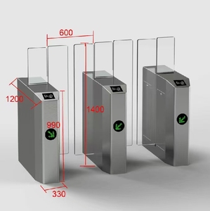 Metà altezza Rfid Nfc controllo di accesso giradischi meccanismo in acciaio inox accesso automatico ingresso Barreir scorrevole tornello - Product Image 1