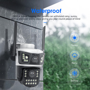 Anywii 4MP <strong>IP</strong> Security Camera 10x Zoom Full Color Night Vision Outdoor <strong>Network</strong> Wifi Two Lens Two Screens SD Card Data Cloud - Product Image 6