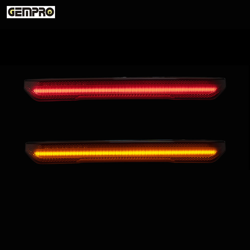 Delantero Ámbar Trasero Rojo