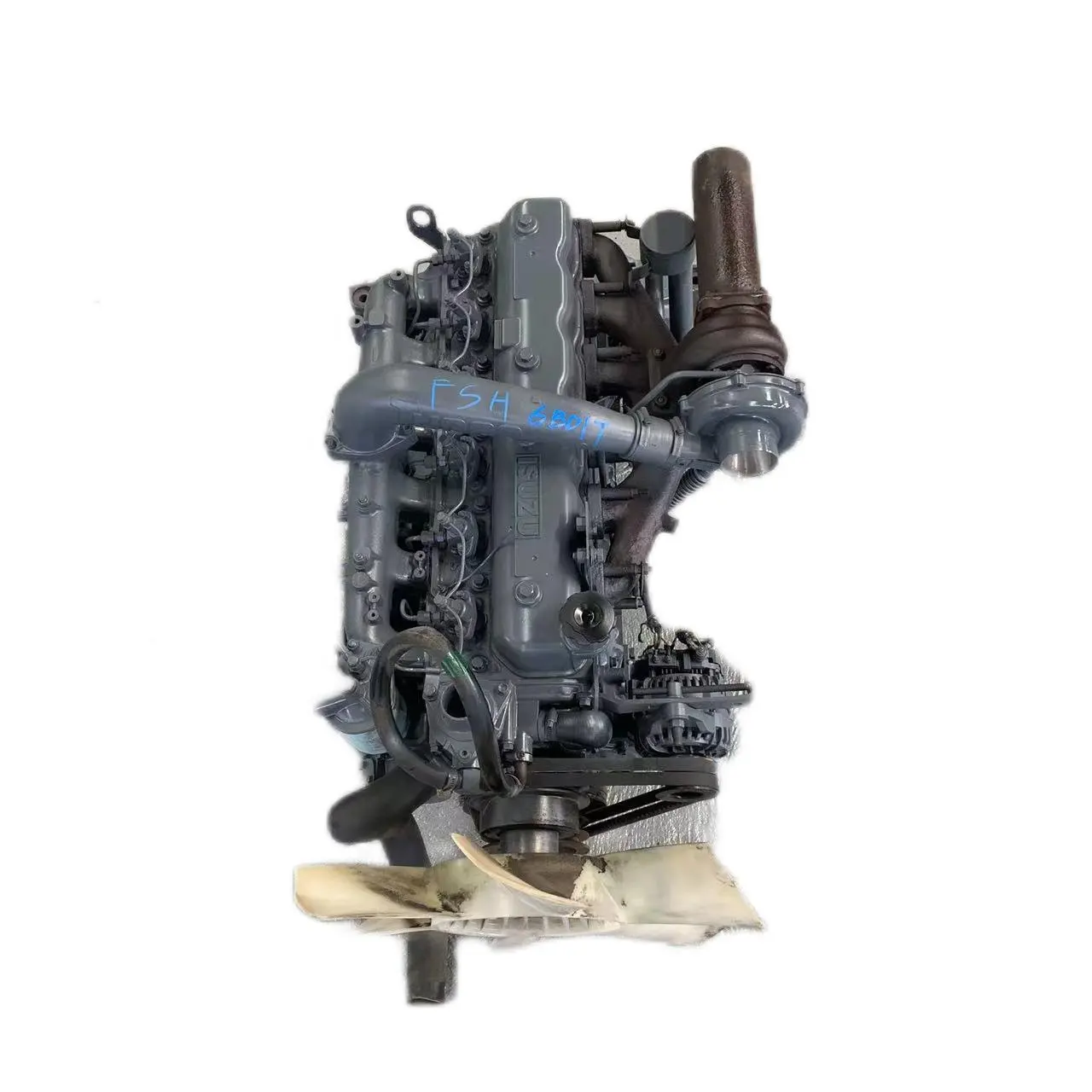 Motor diesel de eixo vertical diesel 6BD1T escavadeira usado motor diesel