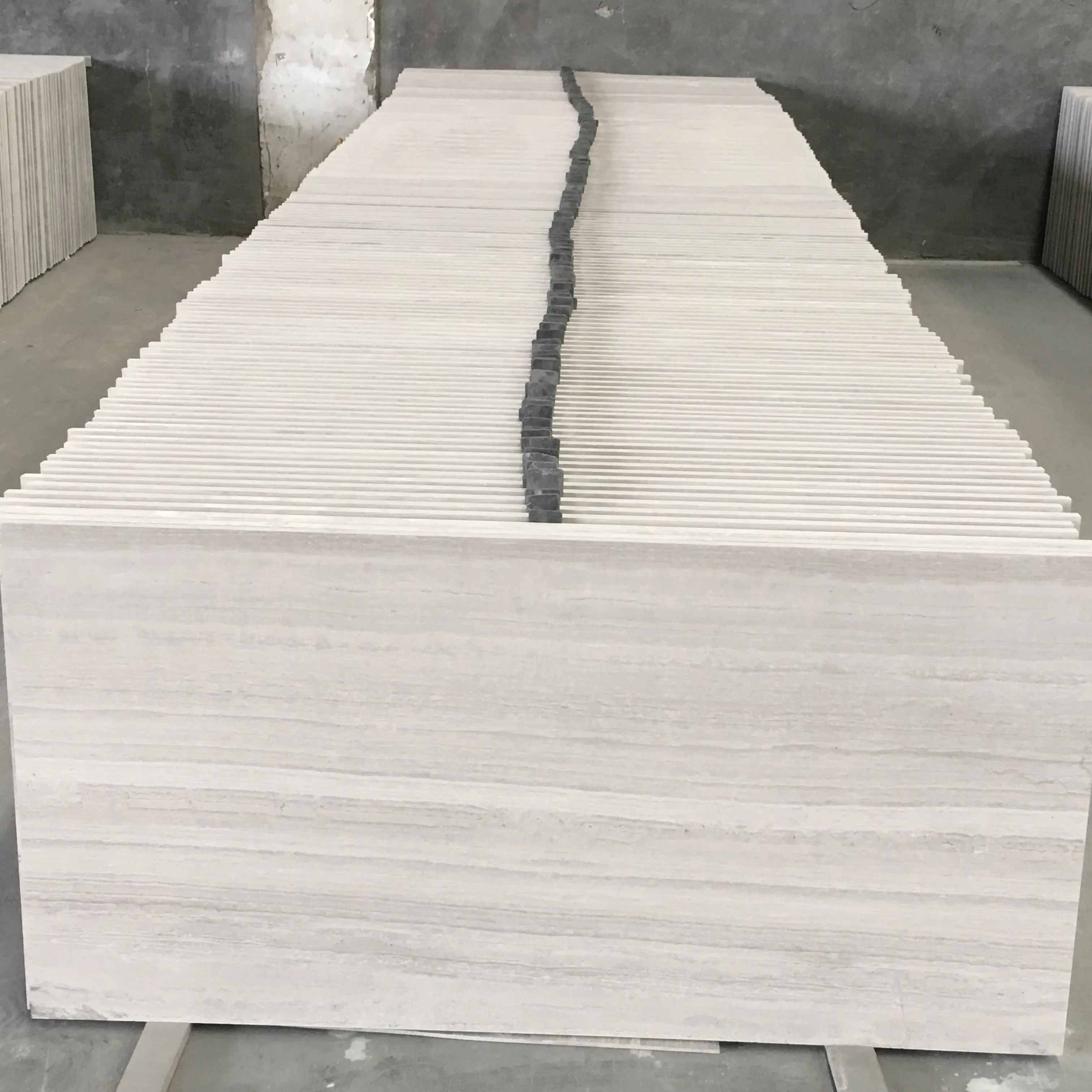 Cheap Chinese Marble Wooden White Driftwood Haisa Light Marble for Wall Cladding Flooring Tiles