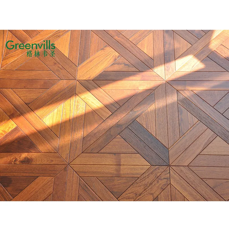 Parquet in Teak di alta qualità, fabbrica cinese, Teak birmano