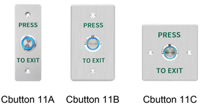 Waterproof Switch Stainless Steel 304 <strong>Push</strong> <strong>Exit</strong> <strong>Button</strong> for Access Control System with LED - Product Image 2