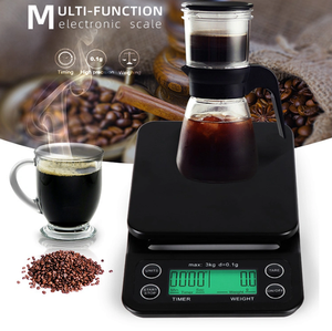 Barista Digital waage mit Timer 3kg Kapazität 0,1g Empfindlichkeit Kunden spezifische Designs-OEM Support LCD-Display - Product Image 6