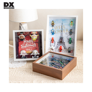 Custom Size Depth Glass Sports Wedding Graduation Shadow <strong>Box</strong> <strong>Frame</strong> <strong>Display</strong> Case Picture <strong>Frame</strong> for Wall and Tabletop <strong>Display</strong> - Product Image 1