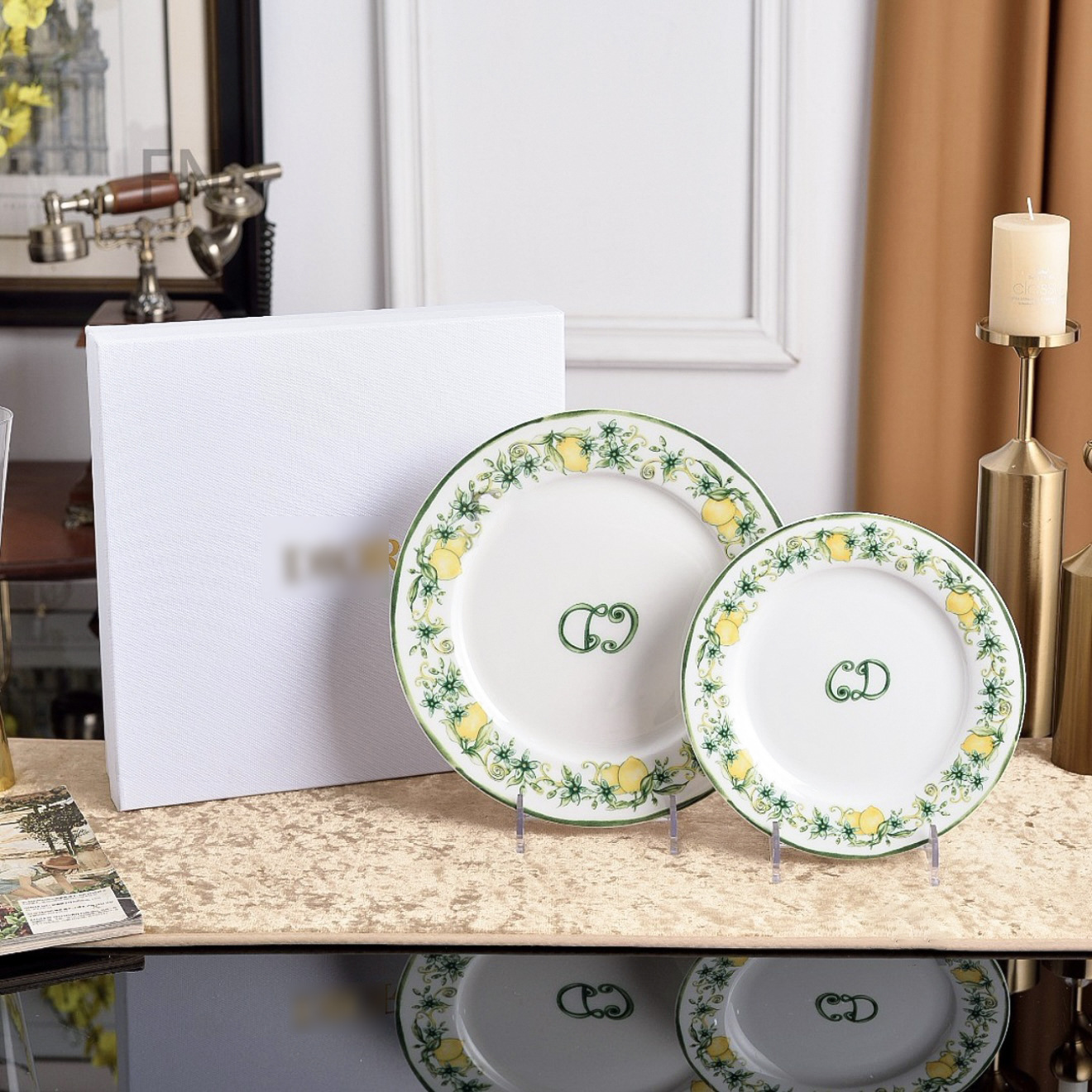 Large and small plates