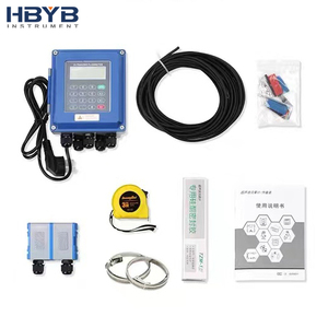 双通道夹式超声波流量计换能器rs485夹式3g水流量计超声波modbus超声波管道12” - Product Image 2