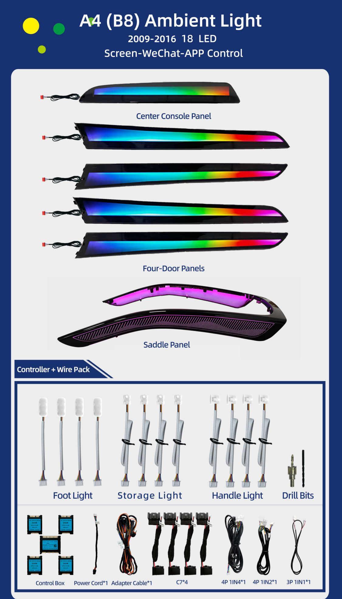 18 LED arc-en-ciel