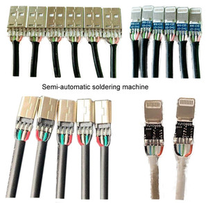 Multi Wires Cable Pneumatic Soldering Machine <strong>Micro</strong> USB Welding Machine with Soldering Station for PCB <strong>Assembly</strong> Letmaschine - Product Image 6