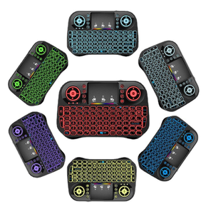 Hot Selling Colourful Mini 2.4G Wireless <strong>Keyboard</strong> I10 Air Mouse Balcklit <strong>Keyboard</strong> Mouse with Touchpad - Product Image 3