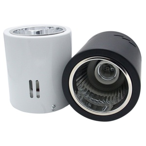 モダンなE27 <span class=keywords><strong>LED</strong></span>ダウンライト3.5/4/5インチ商用ホーム用表面取り付けランプハウジングブラック & ホワイト<span class=keywords><strong>5W</strong></span>パワー