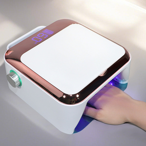 Lámpara de uñas UV inalámbrica recargable con mango portátil 2 en 1 de 54W con 4 Ajustes de temporizador, Sensor LED automático, lámpara de curado de luz de uñas rápida - Product Image 1