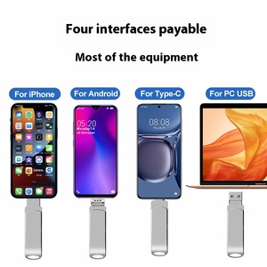 256 ad alta velocità GB quattro-in-uno telefono cellulare e Computer Android Dual USB 3.0 Disk nuovo 32GB metallo USB 2.0 con grande capacità - Product Image 4