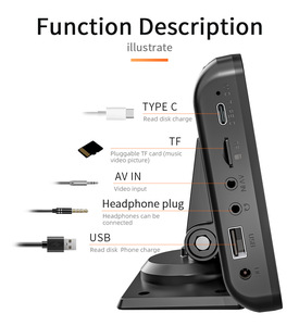 X300CLカープレイスクリーン7インチUSBType-cポートカースクリーンスマートフォンAndroid Auto/Carplay/Mirror Linkワイヤレス接続 - Product Image 6