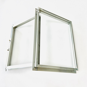 OEM ODM kundenspezifischer schwerlasthängender neigungsfensterrahmen kommerzieller/architektonischer aluminium-thermo-break-projektauslass-fensterrahmen - Product Image 1