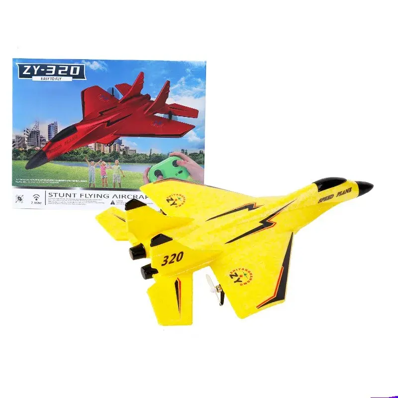 Mainan ZY-320 anak-anak, mainan pesawat kendali jarak jauh EPP luar ruangan untuk anak-anak