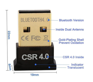 CSR8510 BT4.0 Usb Adapter Dongle for Windows 10/8/7/Vista/XP,Mouse and <strong>Keyboard</strong>,Headset,<strong>Raspberry</strong> <strong>PI</strong>,Yealink IP Phones - Product Image 2