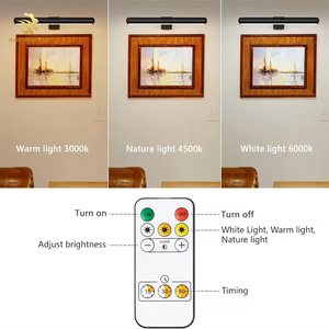 Aplique de pared regulable recargable por USB moderno, lámpara de galería de lectura de aluminio de alta calidad, función de temporizador de memoria, fuente de luz LED - Product Image 4