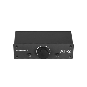 N-AUDIO AT-2 Monitor Audio <strong>Controller</strong> Volume Control on a Desktop with Source Select Switch Mon <strong>Outputs</strong> - Product Image 4