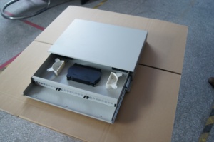 Caja de fibra óptica 24-48 núcleos LGX Marco de distribución de fibra montado en bastidor Deslizante ODF 24 puertos - Product Image 6