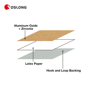 Oslong cırt cırt ve PSA destek aşındırıcı disk taşlama elektronik ürün Metal yüzey zımpara diski - Product Image 3