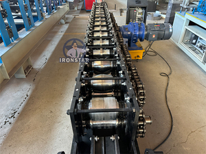 Door Channel Profiles Cold <strong>Computer</strong> Control U Guide Rail Roll Forming Machine - Product Image 6