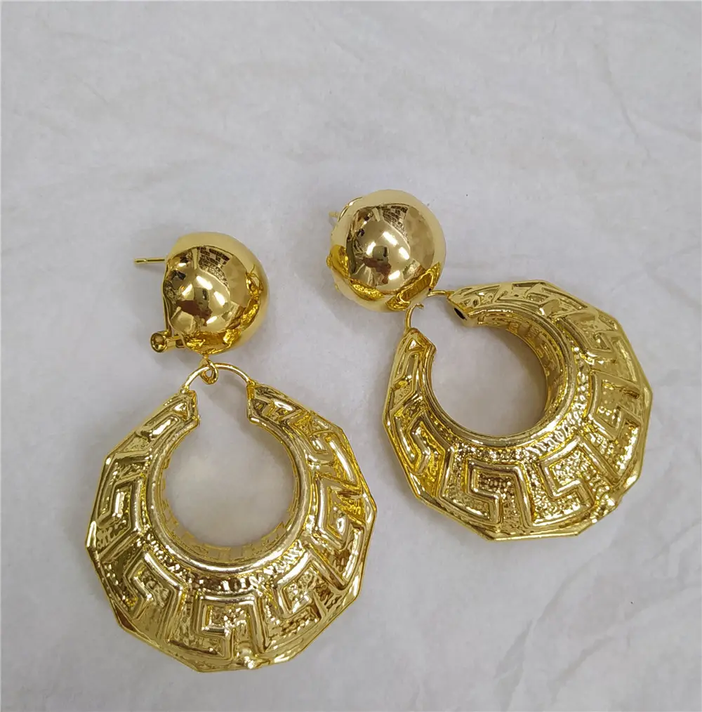 GDJWRI Z696 accessori gioielli all'ingrosso di lusso africano donne 18k orecchini in oro gioielli