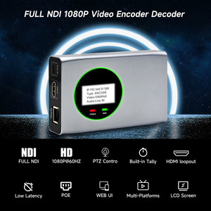 Codificador/decodificador de transmisión en vivo de video NDI HDMI 1080P HDMI a convertidor NDI completo - Product Image 2