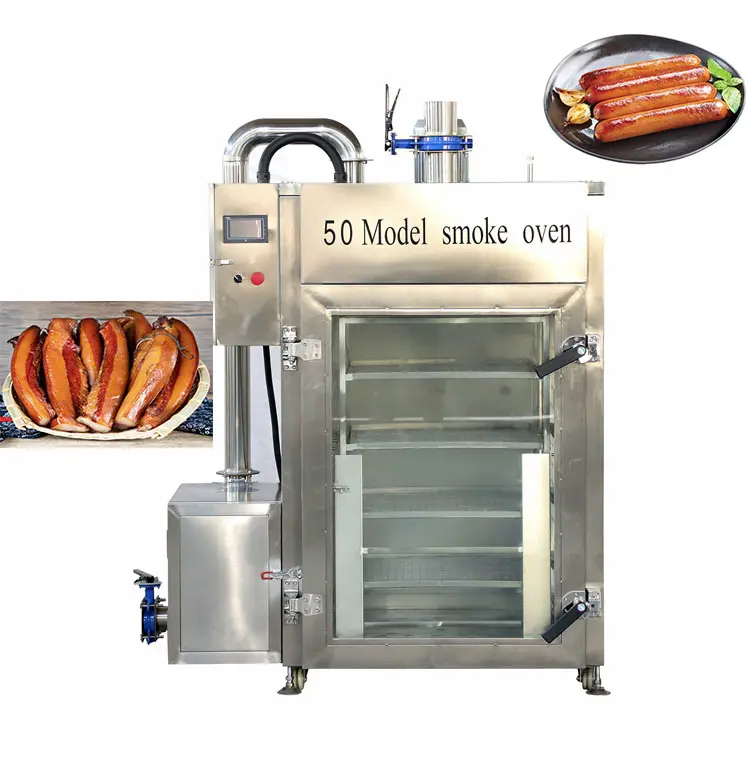 100kg pro Charge geräucherter Wels ofen/industrielle Räucherei/Wurst rauch maschine Preis