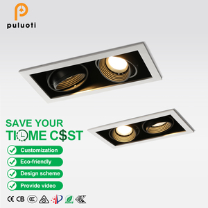 Puluoti CE CB chứng nhận tại chỗ dẫn encastrable độ sáng cao MR16 <span class=keywords><strong>GU10</strong></span> 10W-20W AC85-240V Dimmable cho nhu cầu chiếu sáng khác nhau - Product Image 1