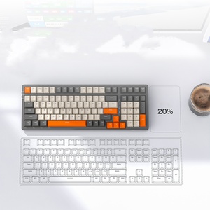 Wireless Mechanical <strong>Keyboard</strong> with <strong>Key</strong> Hot Swap Lighting Effects Tri-Mode Connection &amp; Safe Gasket Muffler Structure for Laptops - Product Image 2