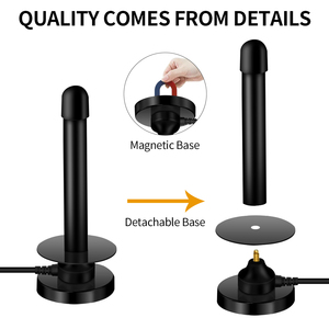 Thương hiệu mới kỹ thuật số máy tính xách tay UHF/VHF tự chế TV Antenna dvb-t-trên không kết nối wifi miễn phí Xem cáp tín hiệu tăng cường trong nhà - Product Image 4
